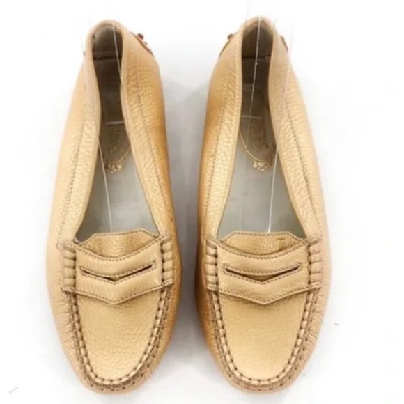 Tod’s Gommini Driving Moccasins Mustard Sz 6.5 Women's Loafers - Picture 7 of 7